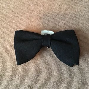 Vintage Beau Clip Bow Tie - circa 1950 with dry clean tag